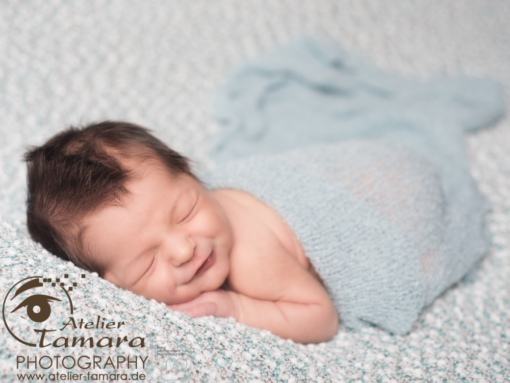 Neugeborenen Baby Fotoshooting Stuttgart Atelier Tamara