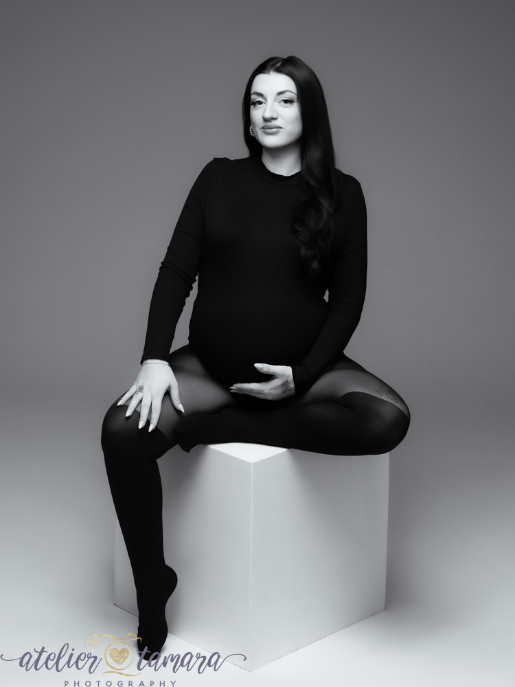 Babybauch-Shooting im Atelier Tamara