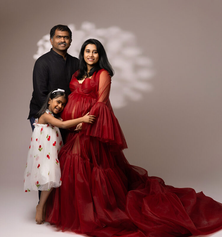 Babybelly Fotoshooting in Atelier Tamara